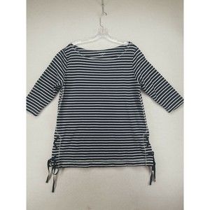 KATE PARK TOP WOMENS SZ EXTRA LARGE XL PULLOVER CASUAL COMFORT SHIRT 3/4 SLEEVE